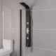 Derwent Shower Panel Black